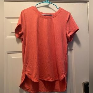 ATHLETA PINK WORKOUT TOP! SIZE L.